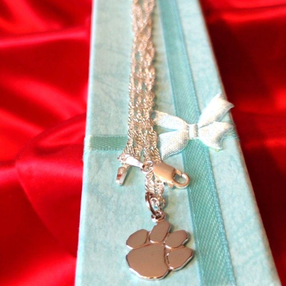 🐾.925 Paws to Your Heart Love Man's Best Friend Sterling Silver🐾 - Picture 7 of 9